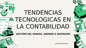 TENDENCIAS TECNOLOGICAS EN CONTABILIDAD