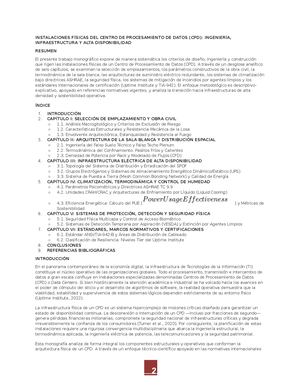 Monografía Completa Instalaciones Físicas Del Cpd