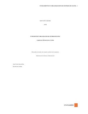 Monografia Centros De Datos
