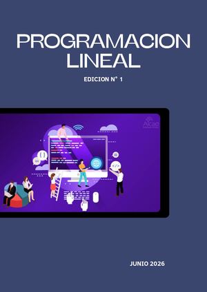 Revista sobre Programacion Lineal