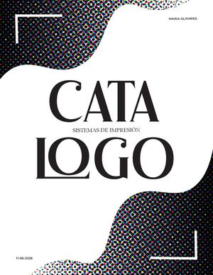 Catalogo Sistema Maria Olivares