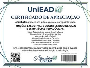 Uni Ead Artigo Do Curso De Pedagogia E Psicologia Maria Aparecida De Moura Amorim Sousa 2026