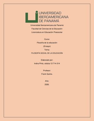 Filosofia, Ensayo 100157