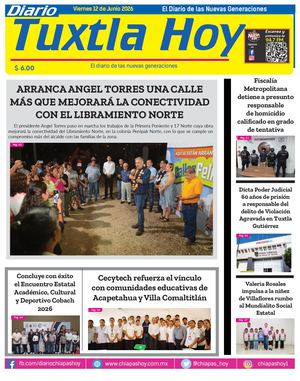 Tuxtla Hoy 12 De Junio 2026