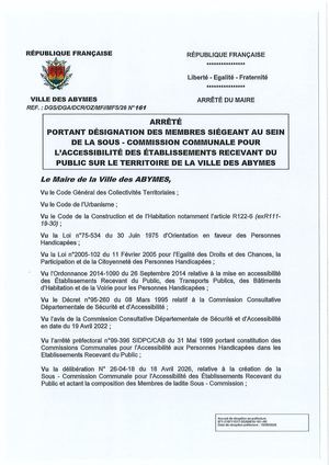 Arrete N°161