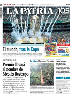 Portada 12 de junio del 2026