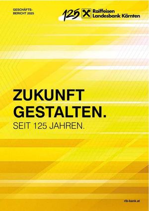 Geschäftsbericht 2025 der Raiffeisen Landesbank Kärnten