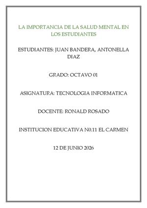 SALUD MENTAL