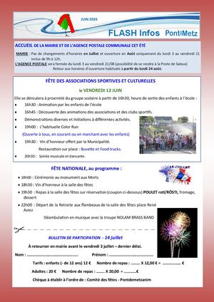 Flash Info Juin 2026