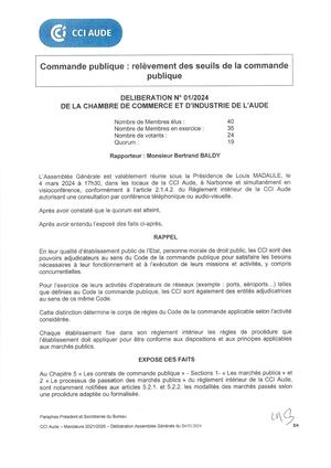 Délibérations 2024