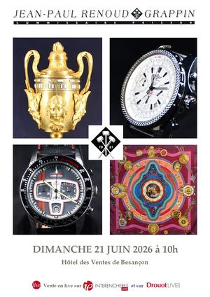 21/06/2026 - RENOUD-GRAPPIN - BESANÇON – PLAQUETTE VENTE DU 19 AVRIL 2026 (10H)