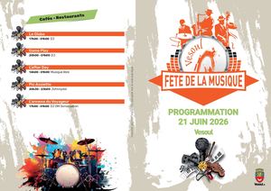 Programme Fête De La Musique 2026