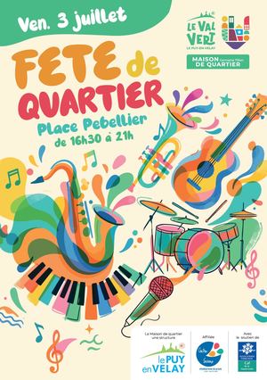 Fête de quartier du Val-Vert - Programme