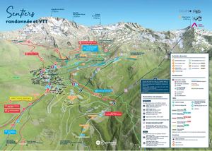Plan rando et VTT Val Thorens - Été 2026