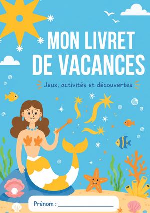 Livret Vacances Créatives