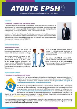 ATOUTS EPSM 71 - N° 158 - Mai 2026