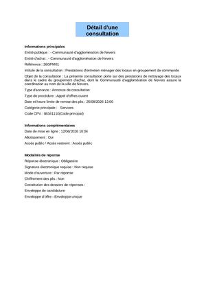 Entretien ménager locaux