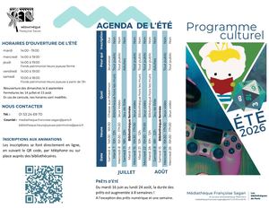 Programme Estival 2026