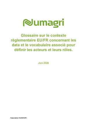 2026 Numagri Glossaire à Imprimer