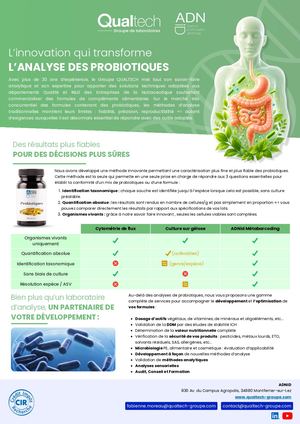 Plaquette Probiotiques