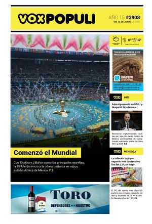 Tapa Vox Viernes 12 06 2026
