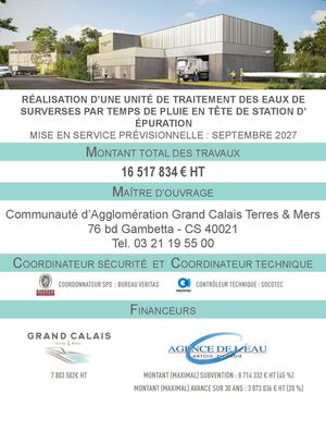 Panneau De Chantier Version Numérique Et à Jour Calais