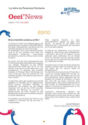 Occinews N°73 Mai 2026