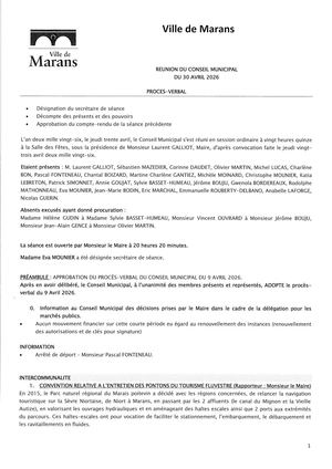 2026 04 30 PV Conseil Municipal