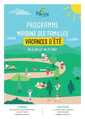 Maisons des familles - vacances été 2026