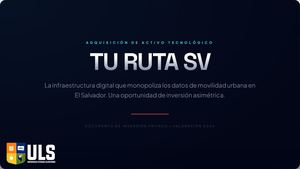 Tu Ruta Sv Presentacion