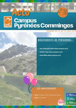 Actu Campus 30