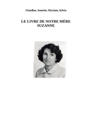 Livre Suzanne Essai