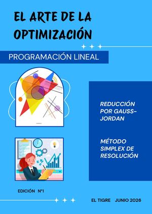 Revista Digital sobre Programación Lineal