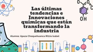 Las úLtimas Tendencias E Innovaciones Químicas Que Están Transformando La Industria