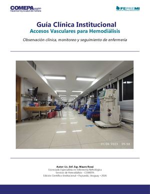úLtima Actualización Comepa Guía Clínica Institucional Accesos Vasculares Para Hemodiálisis V2