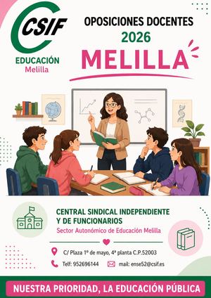 Guia Csif Melilla Oposiciones 2026