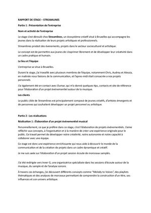 Rapport Stream