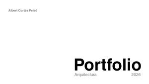 Portfolio Albert Cortés