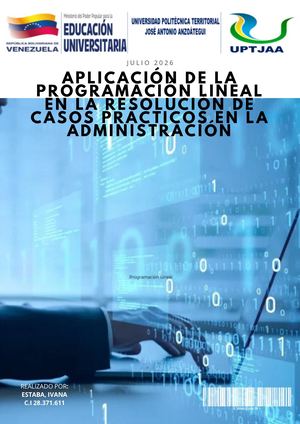 Programación Lineal