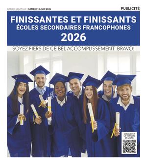 Finissantes et finissants 2026 - Écoles secondaires francophones