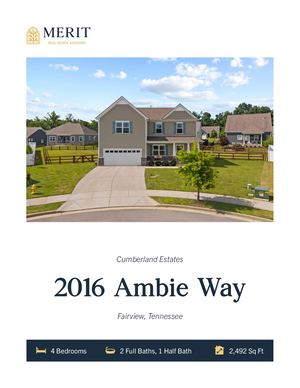 2016 Ambie Way | MERIT Real Estate Advisors
