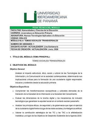 Módulo 4 Tae Primaria
