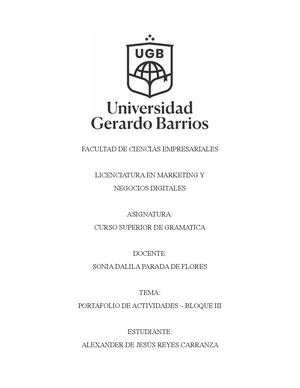 Portafolio Bloque Iii