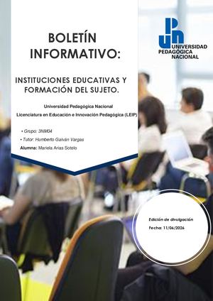 Boletín Informativo LEIP Módulo 3