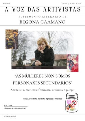 A voz das artivistas. Suplemento literario de Begoña Caamaño.
