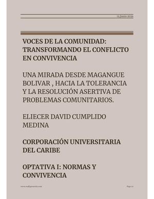 Revista De convivencia Ciudadana