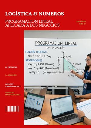 Programación lineal y su impacto en la administración