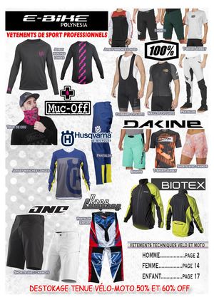 Catalogue Vêtements Professionnels Vélo Et Moto 06.26