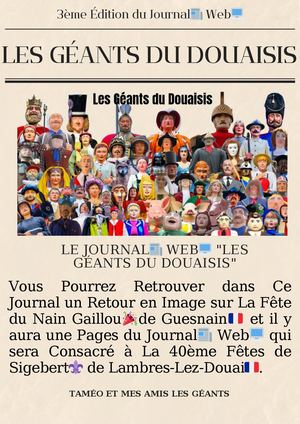 3ème Éditions Les Géants Du Douaisis: 14 Mai 2025