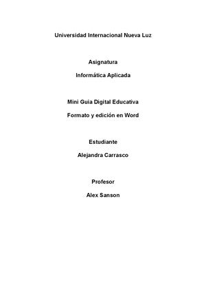 Mini Guia De Microsoft Word